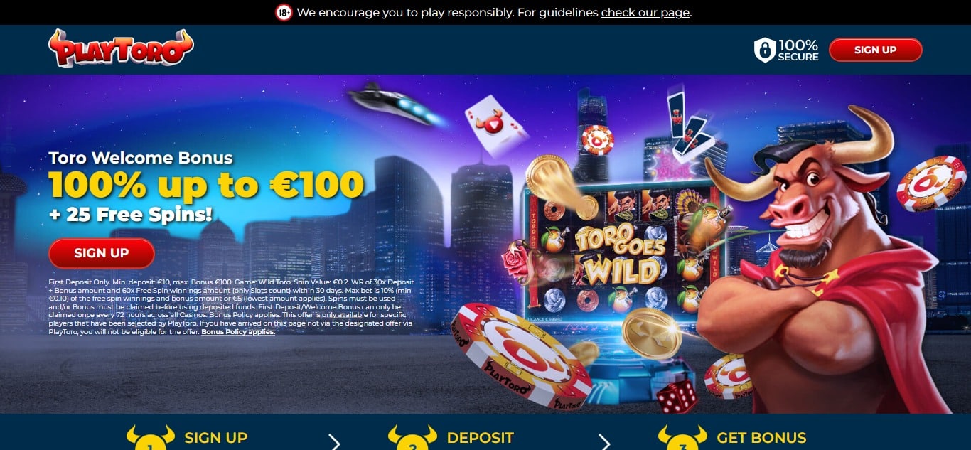 PlayToro Casino Review: Is it Safe To Play? 2024 Updated