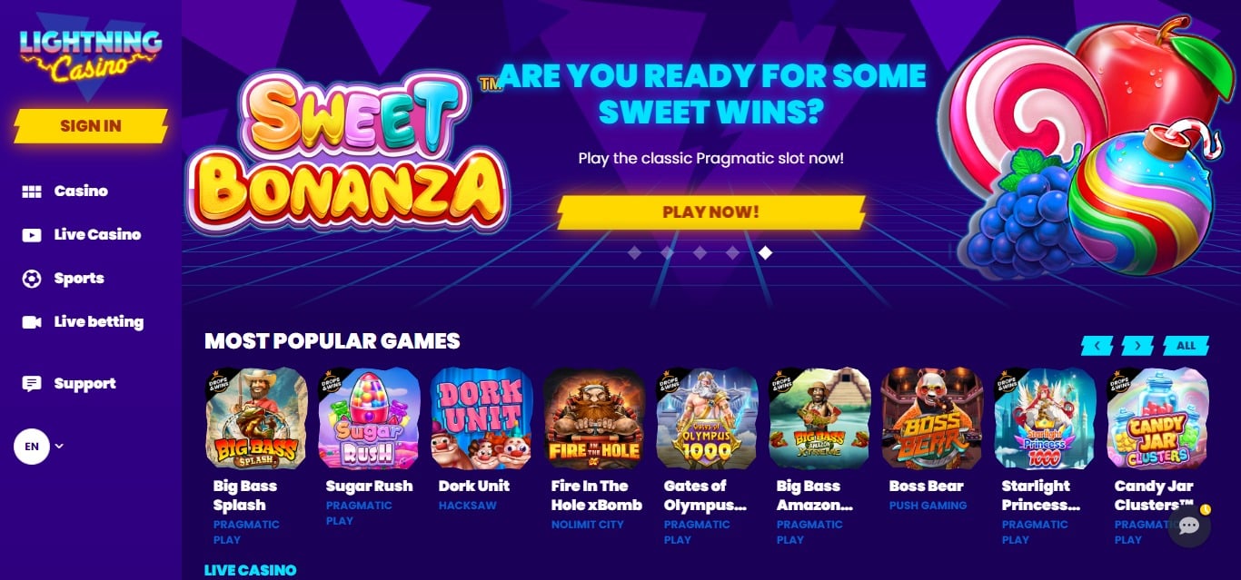 Lightning Casino Review: Is it Safe To Play? 2024 Updated