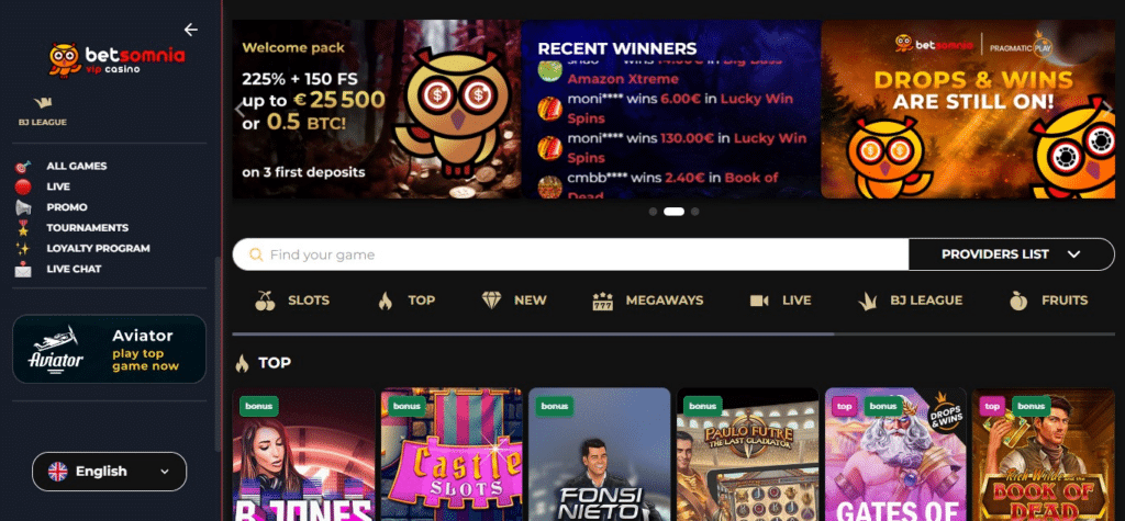 BetSomnia Casino