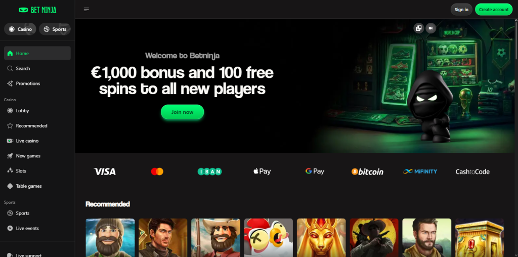 BetNinja Casino