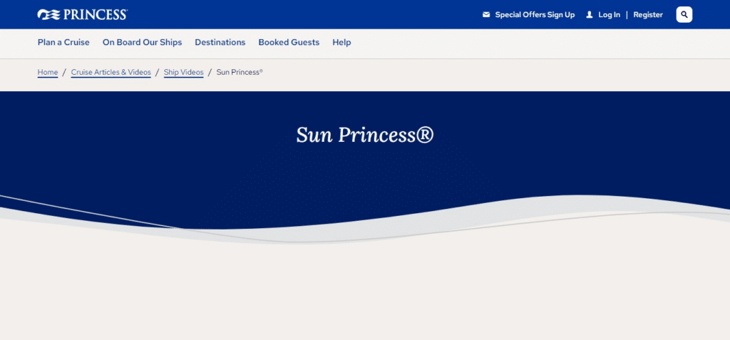 Sun Princess: 9,000 square feet
