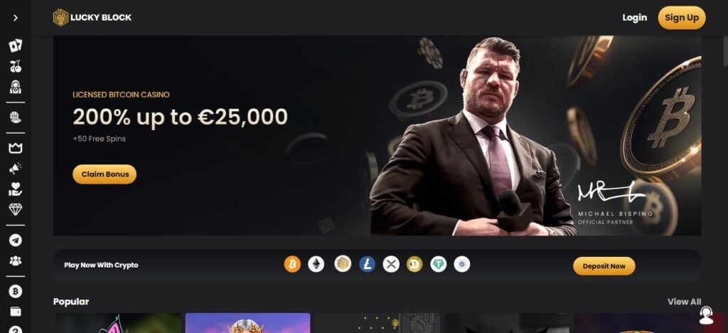 Lucky Block Bitcoin & Crypto Casinos UK