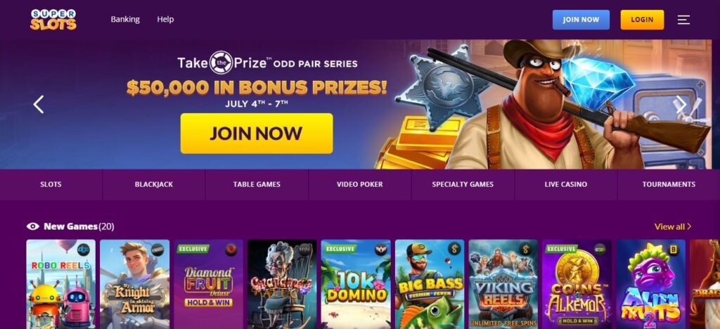 SuperSlots Bitcoin & Crypto Casinos UK