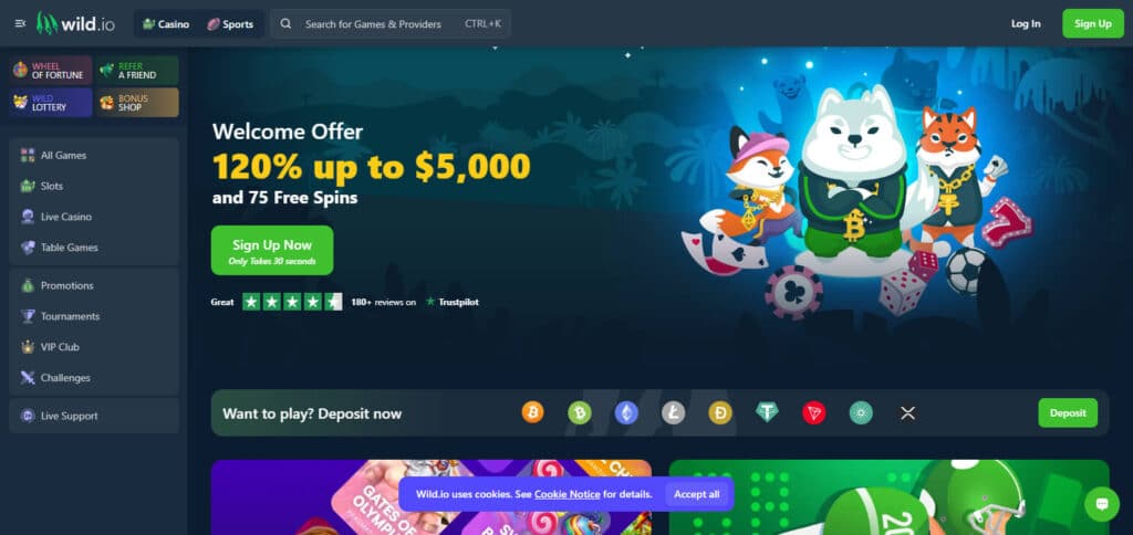 Wild.io Usa Bitcoin Casino No Deposit Bonus