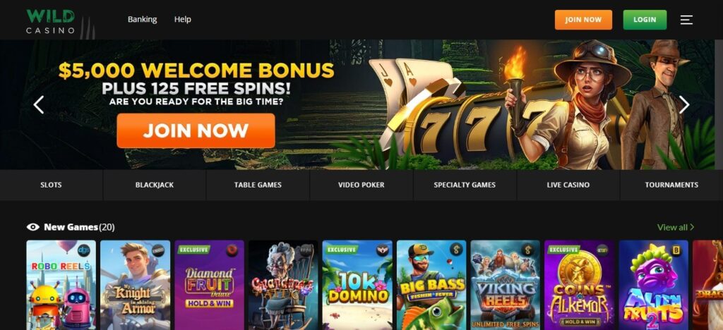 Wild Casino Best Tron Casinos