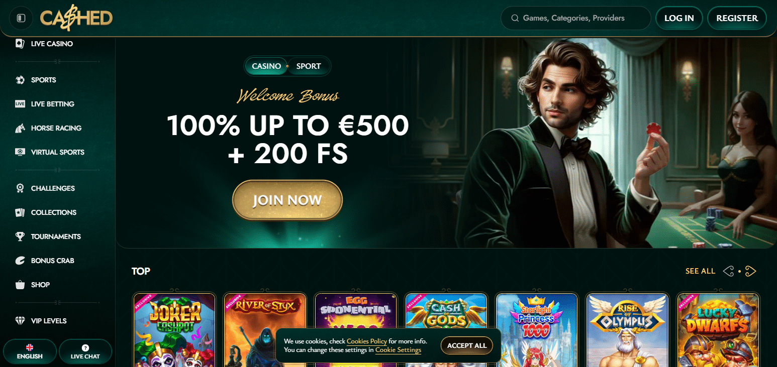 Cashed Casino Review: Is it Safe To Play? 2024 Updated