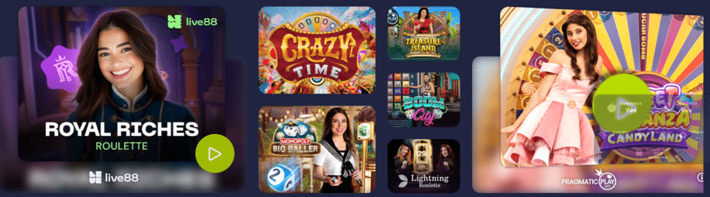 Epicbet Live Casino Games