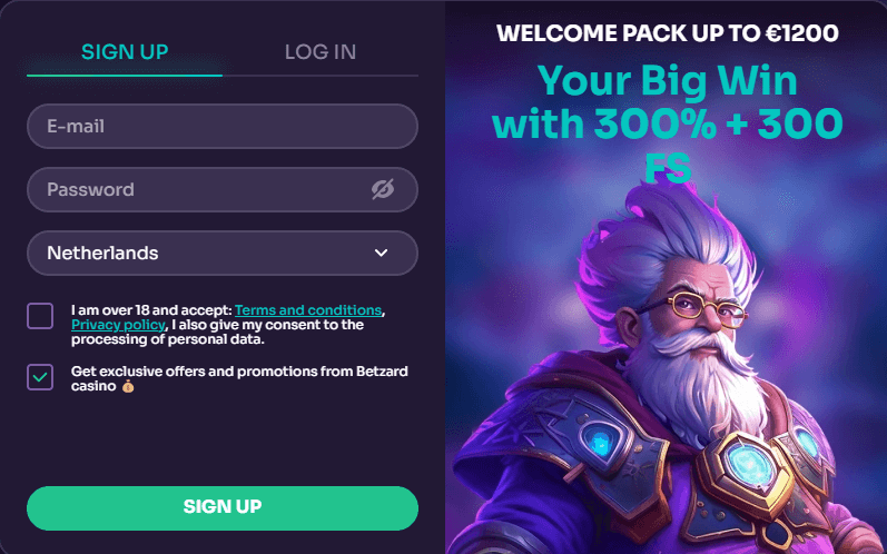 Click on the Sign-Up Button