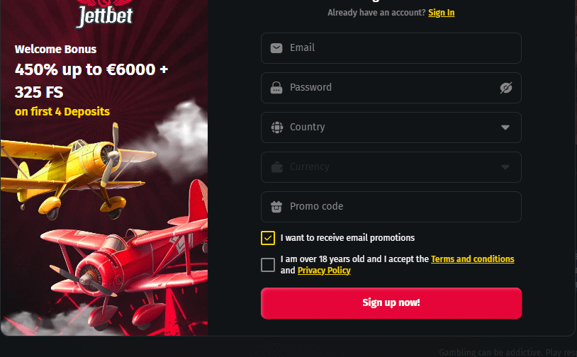 Click on 'Sign Up': This button is usually found in the top right-hand corner under “Sign Up” or “Register”.