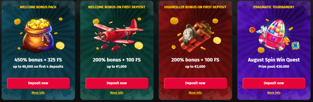 Bonuses and Promotions