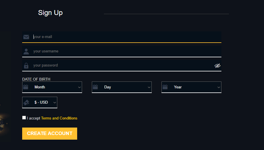 Click ‘Sign Up’: Find and select the button labeled ‘Sign Up’ or ‘Register’.