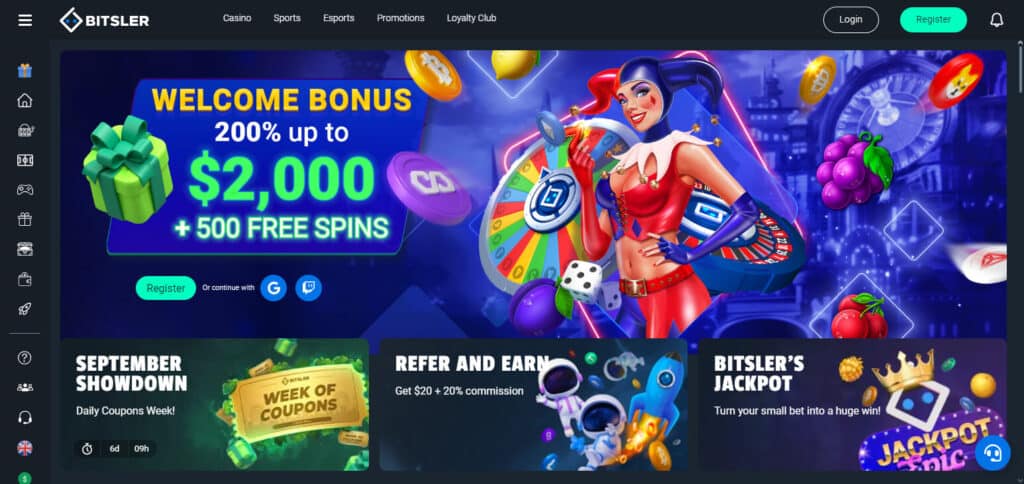Bitsler UFC Crypto Betting Sites