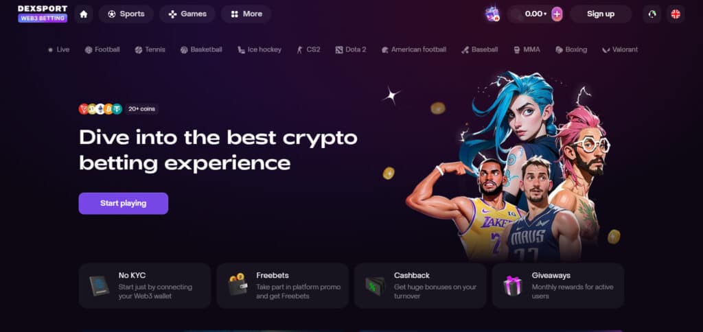 Dexsport UFC Crypto Betting Sites