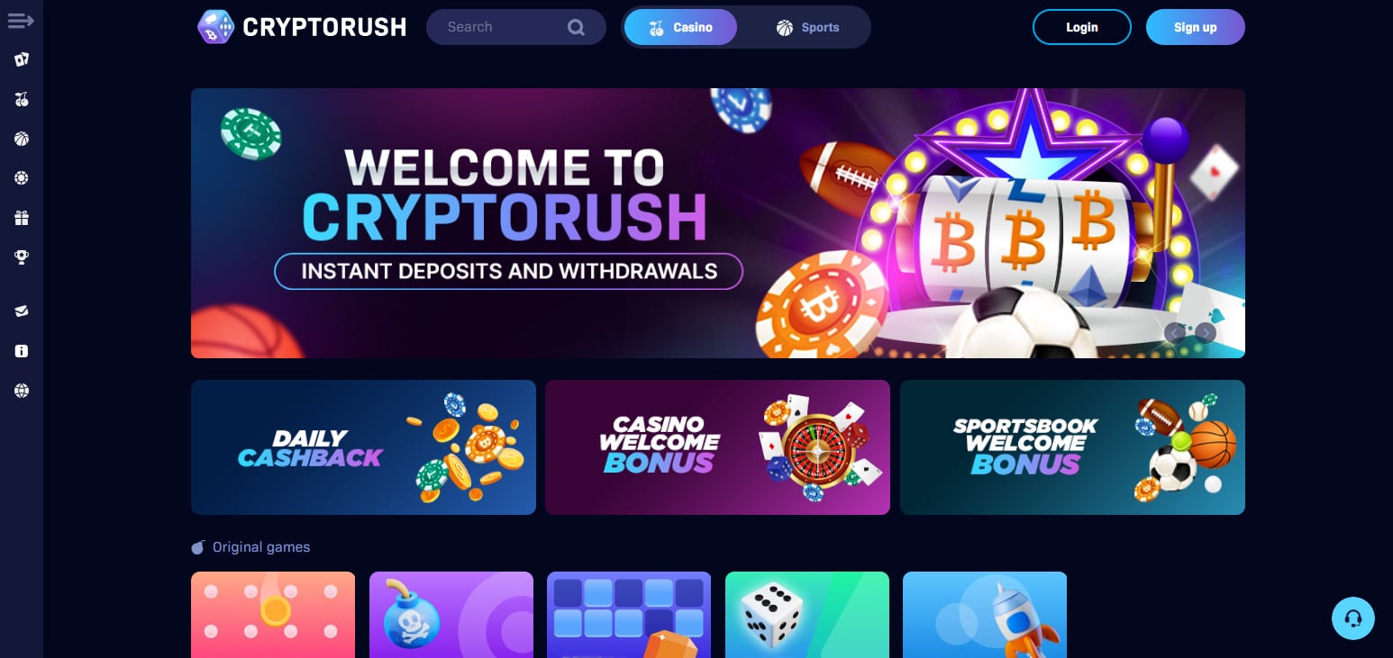 Cryptorush Casino Review: Is it Safe To Play? 2024 Updated