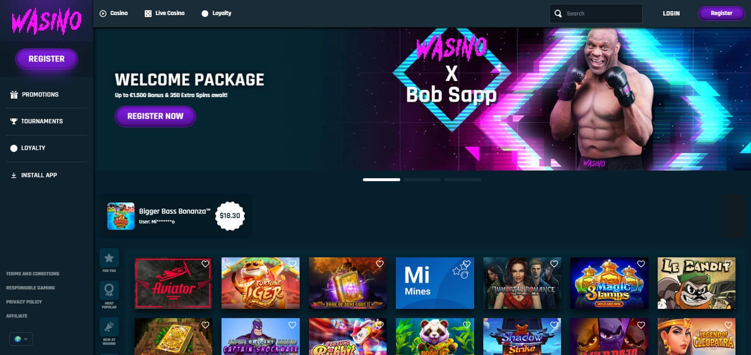 Wasino Casino Review: Is it Safe To Play? 2024 Updated