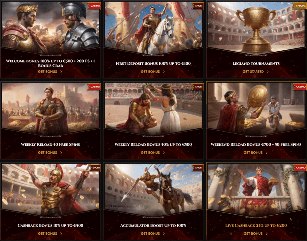 Bonuses and Promotions