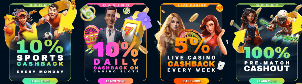 10% Sports Cashback