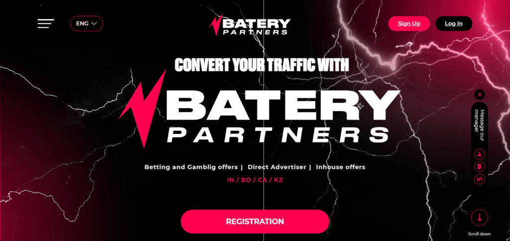 BateryBet Casino Affiliate program