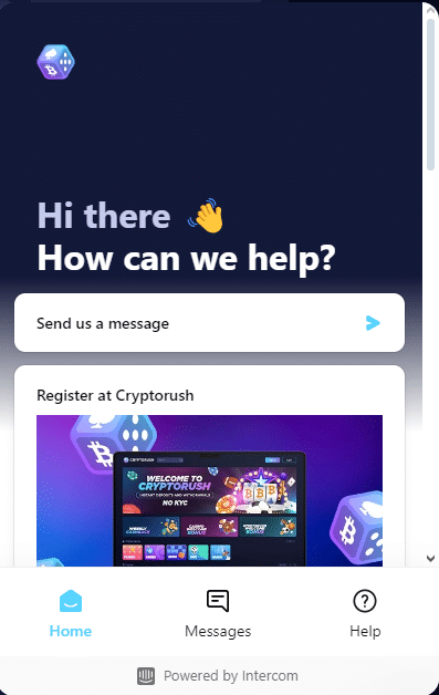 Cryptorush Customer Support