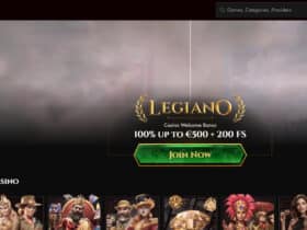 Legiano Casino Review: Is it Safe To Play? 2024 Updated