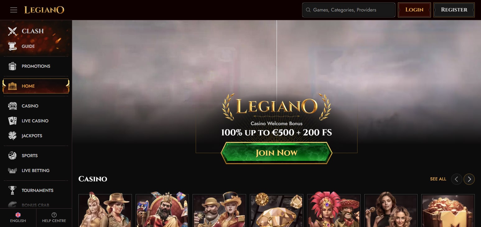 Legiano Casino Review: Is it Safe To Play? 2024 Updated