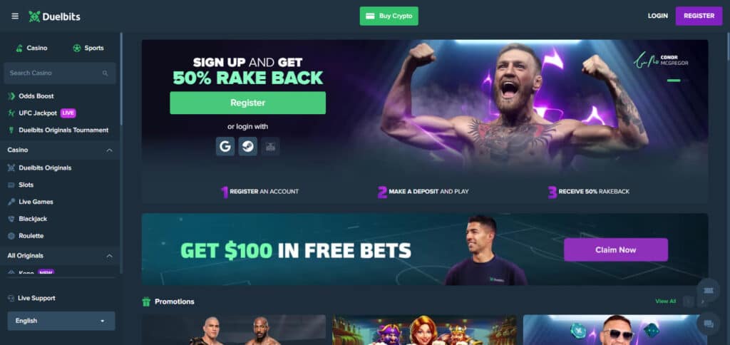 Duelbits Best Crypto Lottery Sites