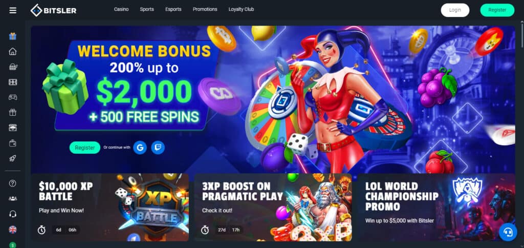Bitsler Best Crypto Lottery Sites