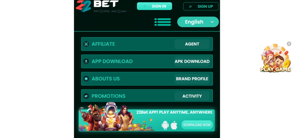 22BET Best Crypto Casinos In China