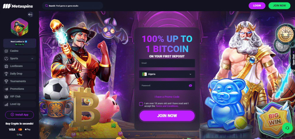 Metaspins Best Bitcoin & Crypto Casinos Malaysia