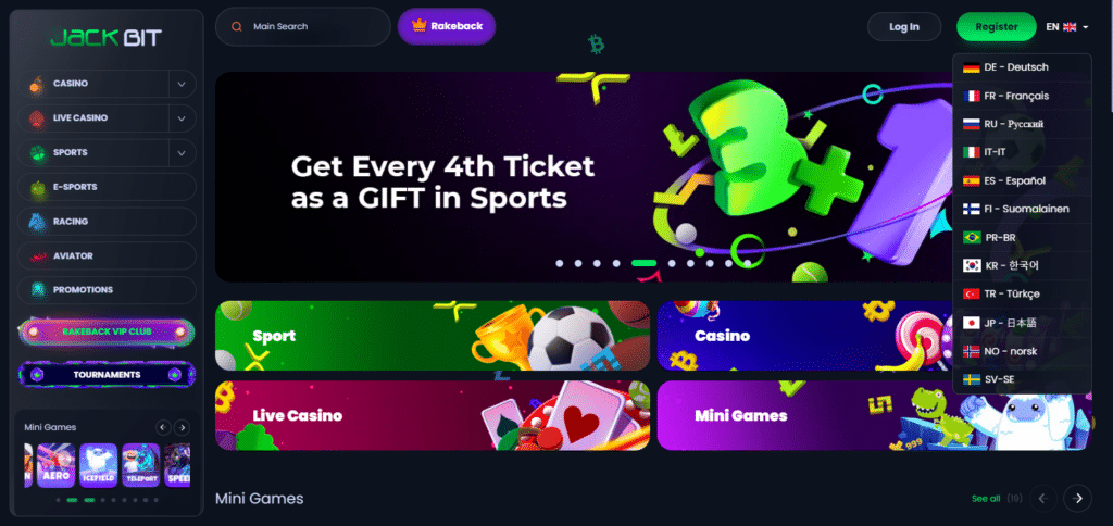 JackBit   Best Bitcoin & Crypto Casinos Malaysia