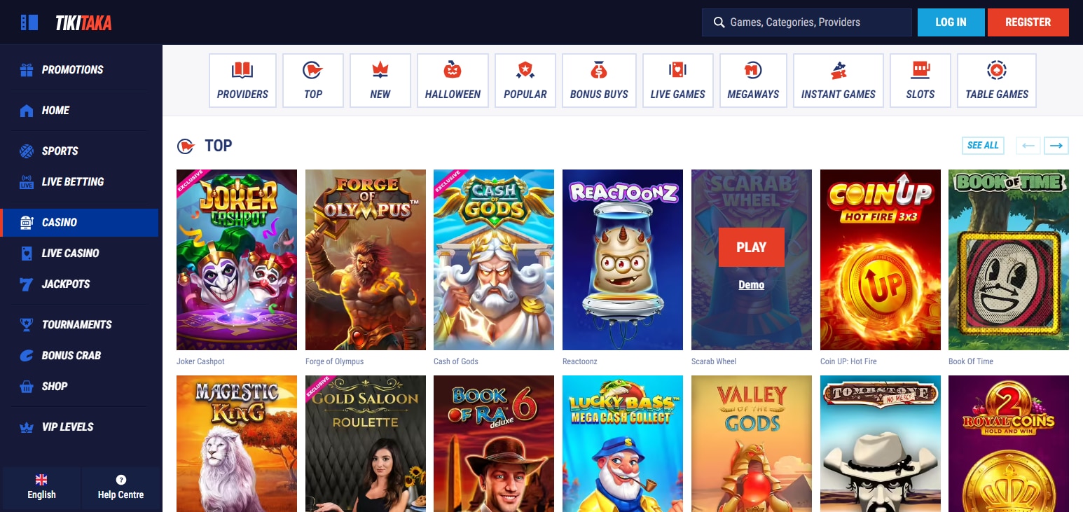 Tikitaka Casino Review: Is it Safe To Play? 2024 Updated