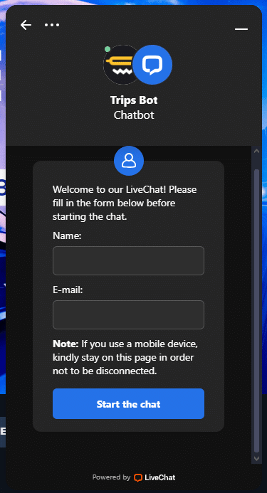 Trips Casino Customer Support