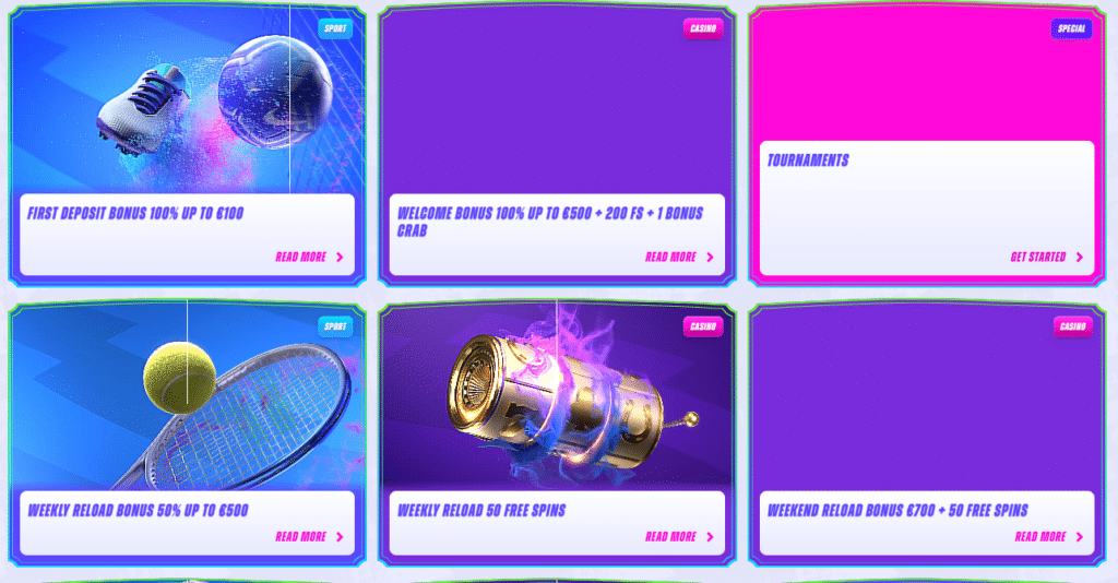 Bonuses and Promotions