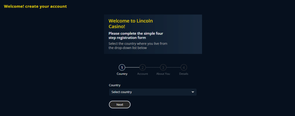 Bitstrike Casino Sign-Up Process