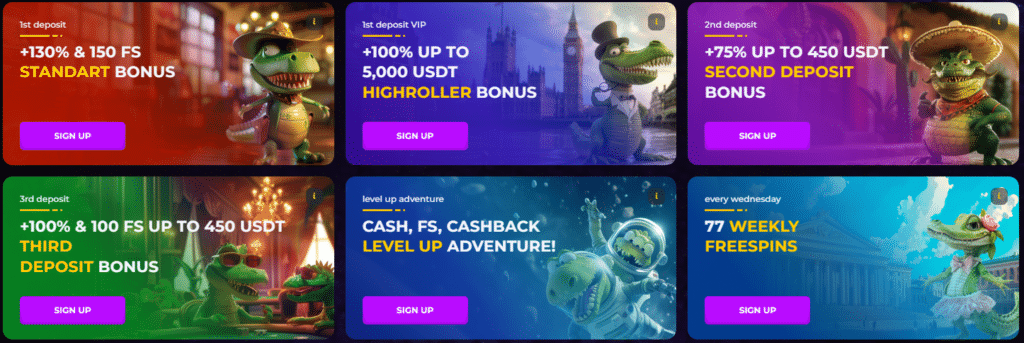 11croco Bonuses and Promotions