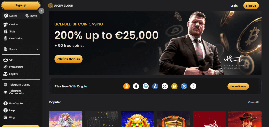 Lucky Block Bitcoin & Crypto Casinos Mexico