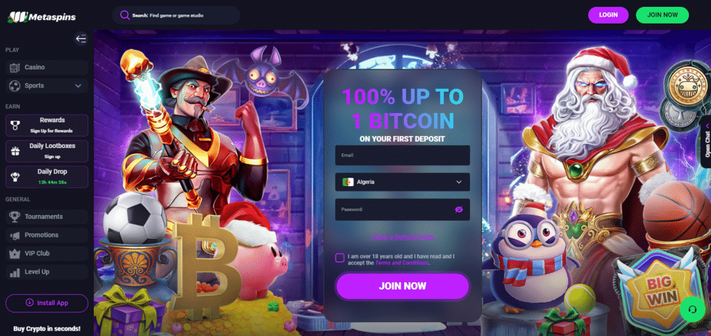 Metaspins Bitcoin & Crypto Casinos Brazil
