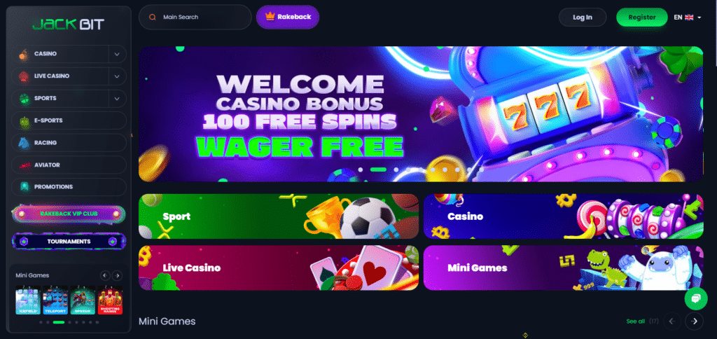 JackBit Bitcoin & Crypto Casinos Brazil