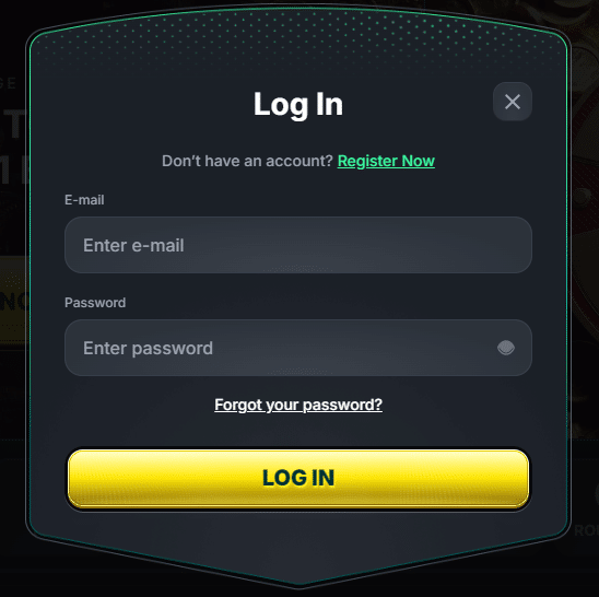 Kinbet Casino Sign-Up Process