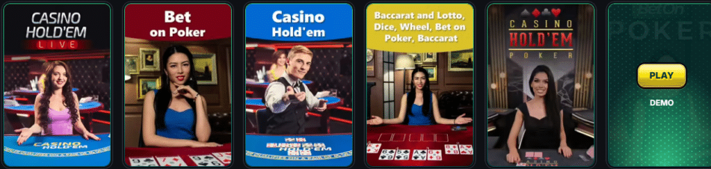 Kinbet Casino Video Poker