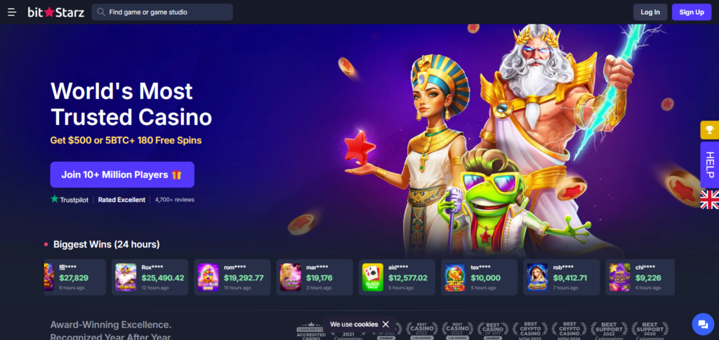 BitStarz — Long-Established Crypto Favorite