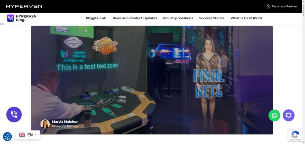 VR Hologram Casino (Prototype)