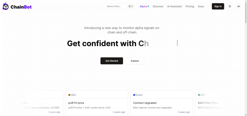 5. Chainbet Telegram Bot