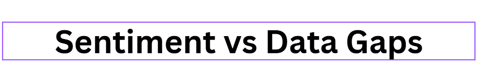 Sentiment vs Data Gaps