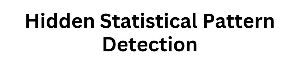 Hidden Statistical Pattern Detection
