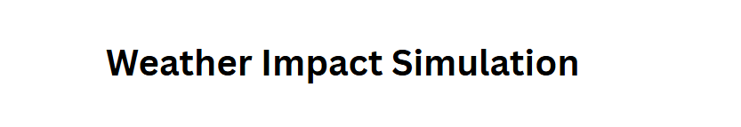 Weather Impact Simulation