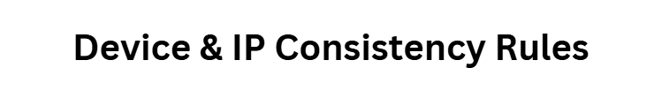 Device & IP Consistency Rules