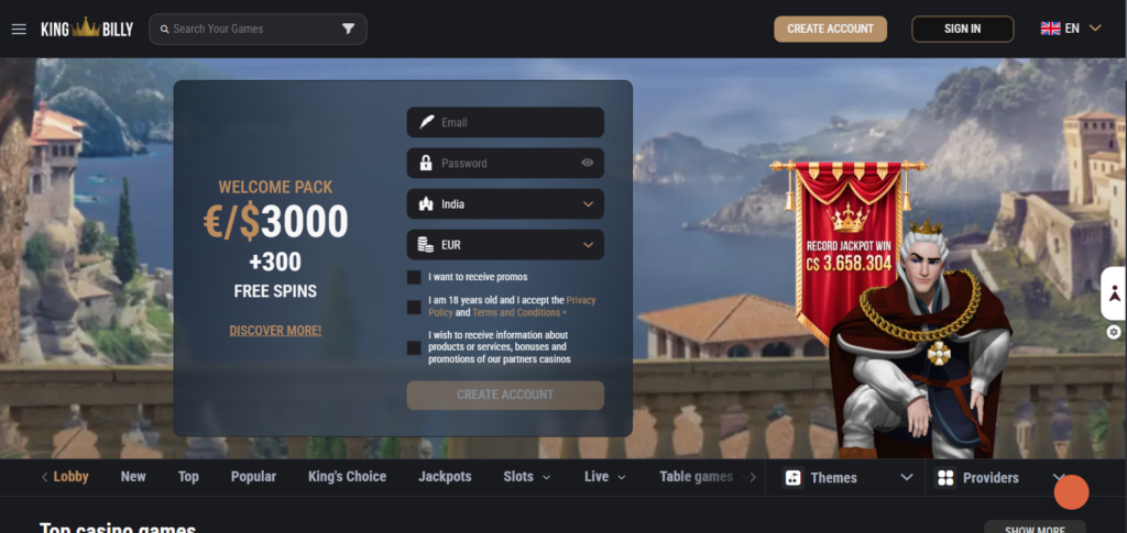 King Billy Casino