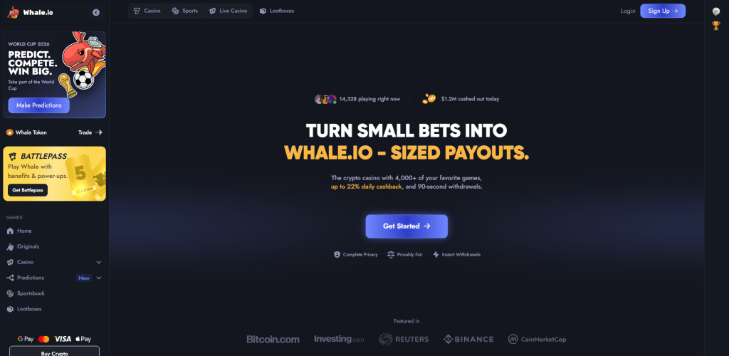 Whale.io Telegram Bot
