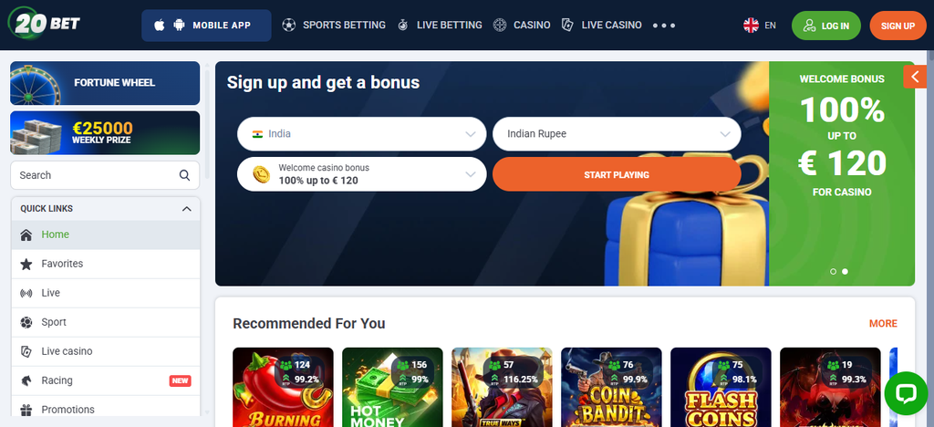 20Bet Casino